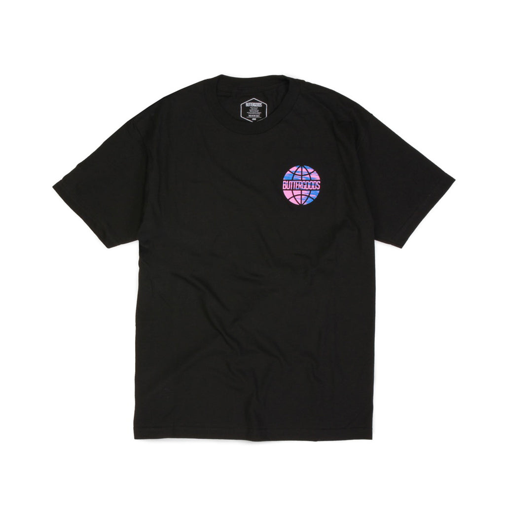 Butter Sports Worldwide Logo T-shirt - Black