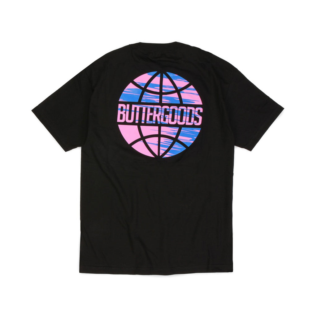 Butter Sports Worldwide Logo T-shirt - Black