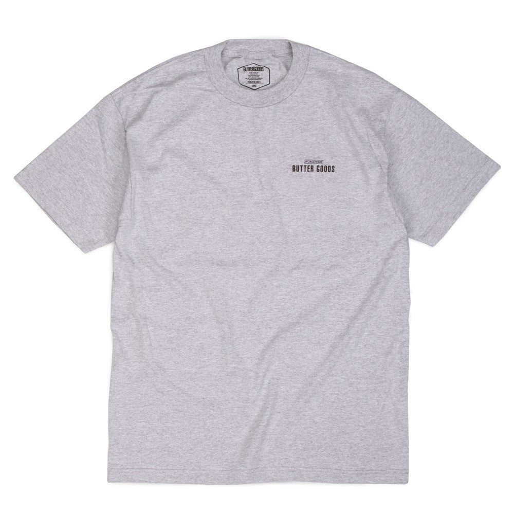 Butter Goods Thelonius T-shirt - Heather Grey