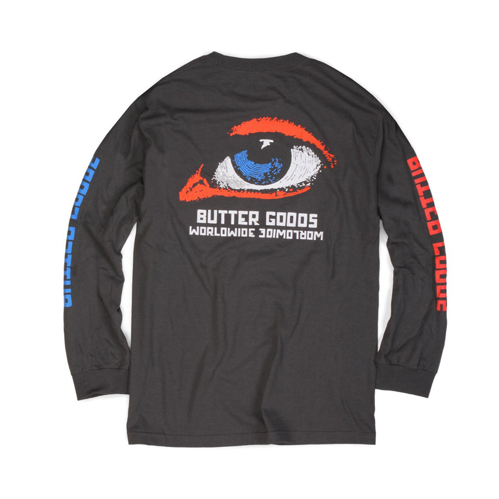 Butter Goods Vision Long Sleeve Tee - Cement