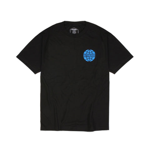 Butter Sky Worldwide Logo T-shirt - Black