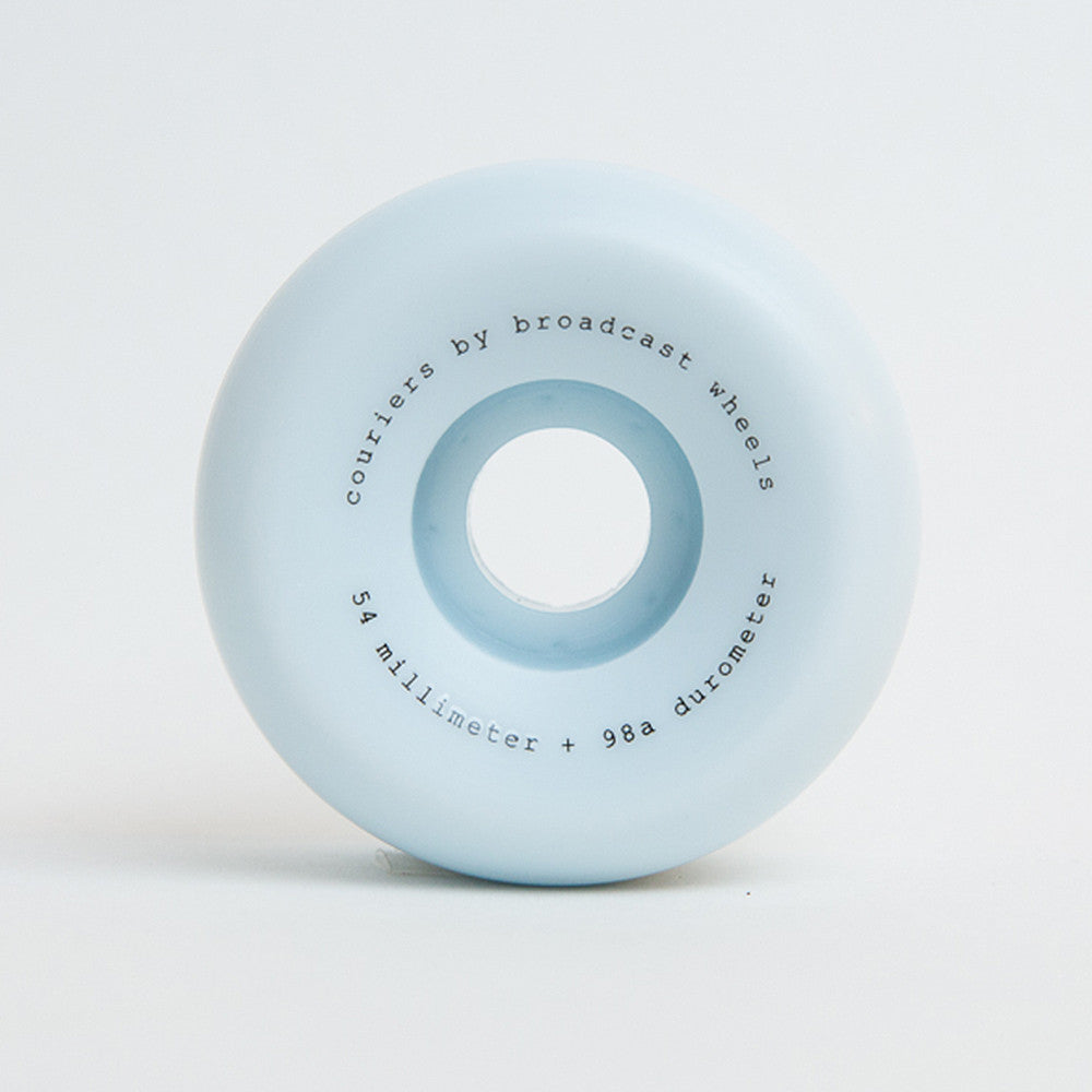 Broadcast Wheels 54mm Couriers Wheels - 98A Blue
