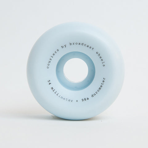 Broadcast Wheels 54mm Couriers Wheels - 98A Blue