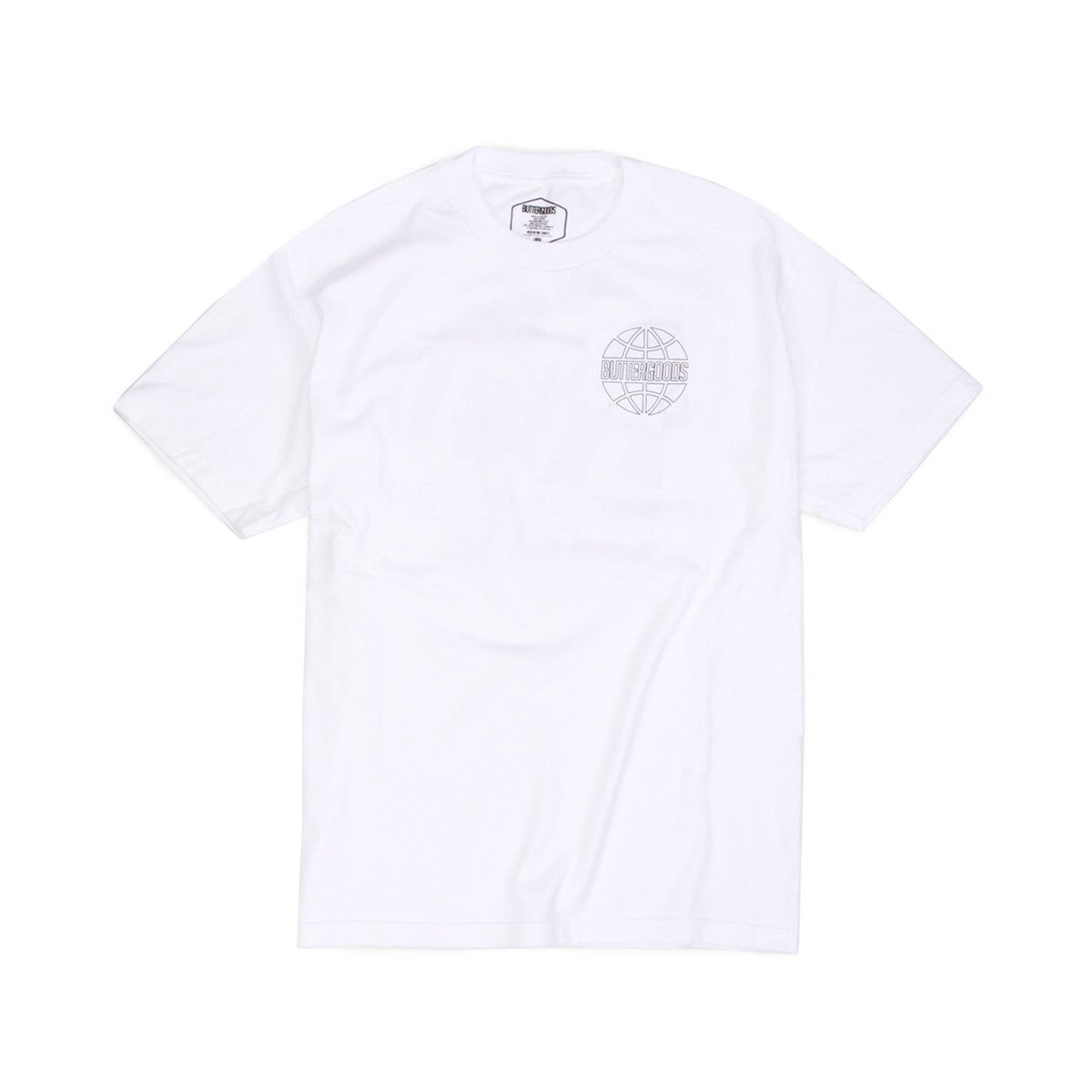 Butter Goods Reflective Outline T-shirt - White – PERMANENT