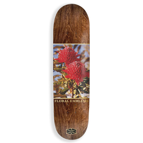 Pass Port Dean Palmer Floral Emblems Skateboard Deck