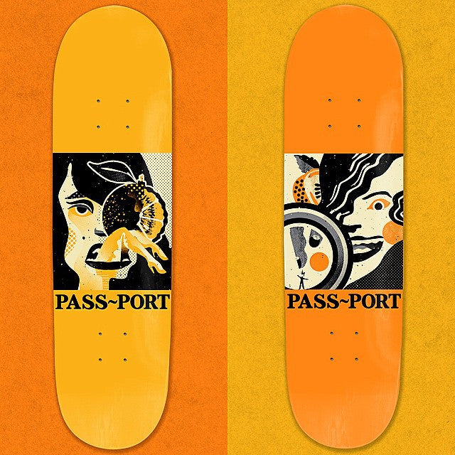 Passport x WBYK Berry Head Skateboard Deck