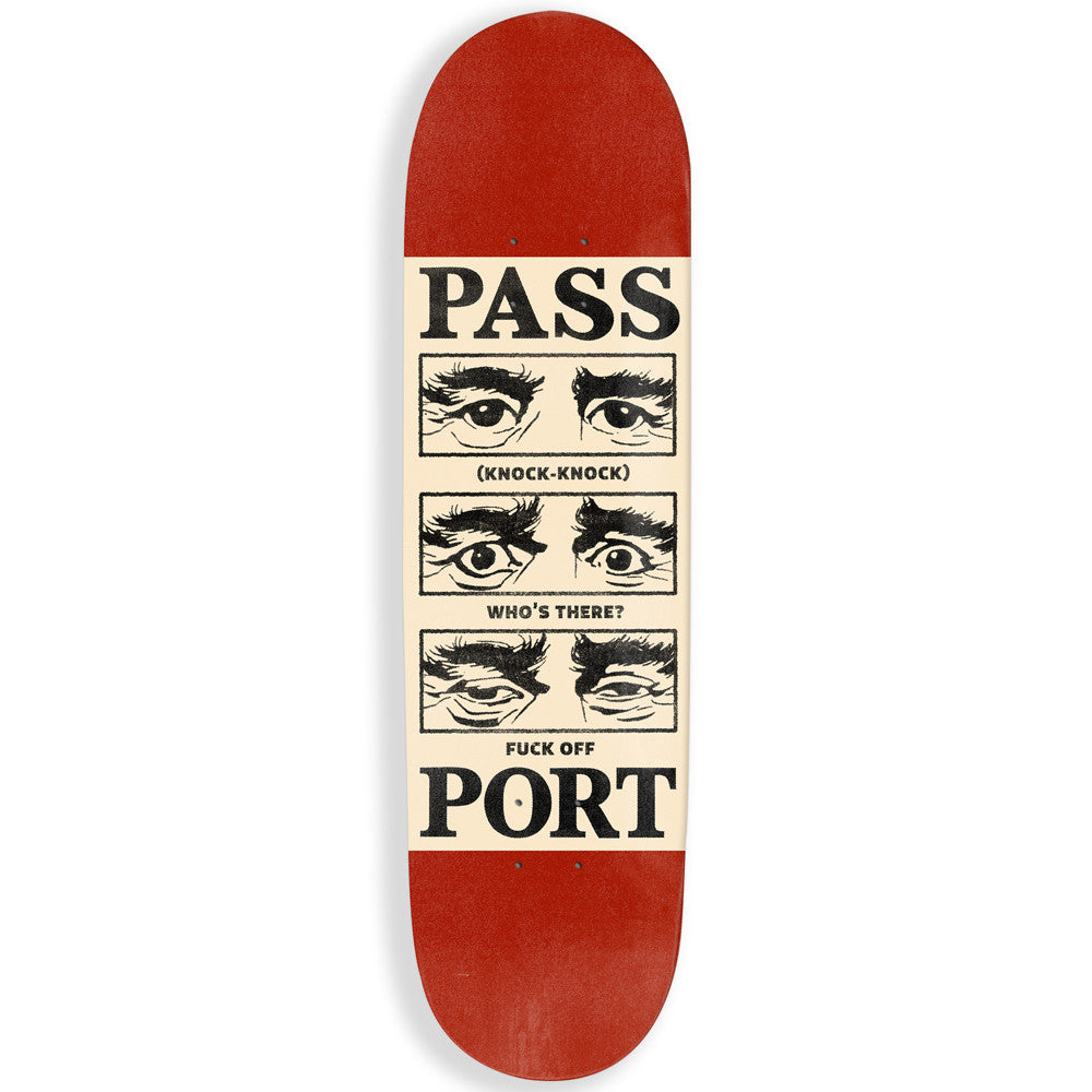 PassPort "Knock-Knock" Skateboard Deck