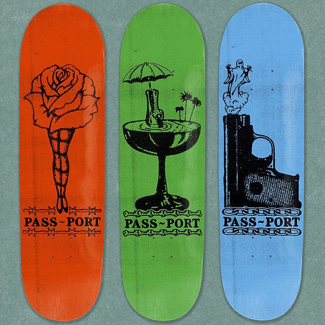 Passport "Croc Sips" Kitsch Skateboard Deck