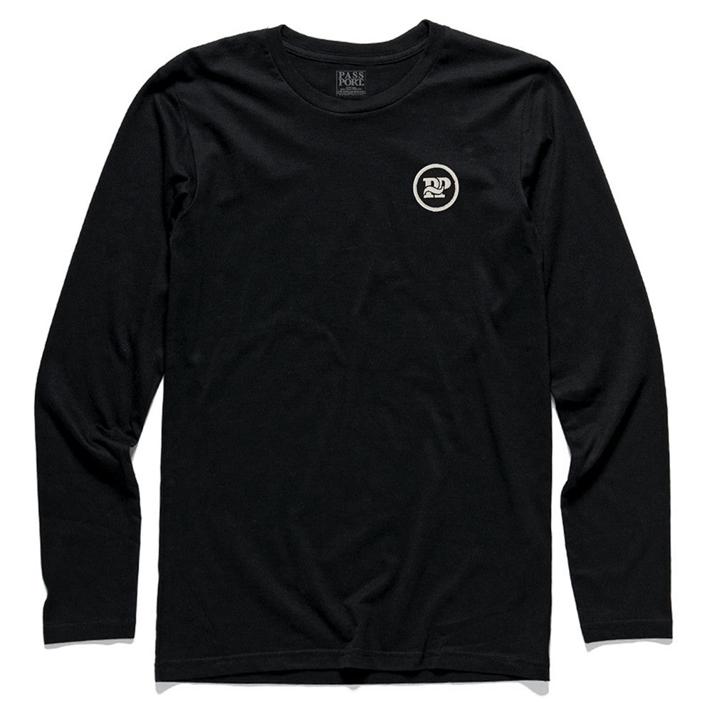 Pass Port P~P Works Patch Long Sleeve Tee - Black