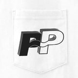 Pass Port P~P Pocket T-Shirt - White