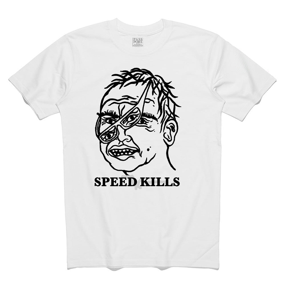 Pass Port Speed Kills T-Shirt - White
