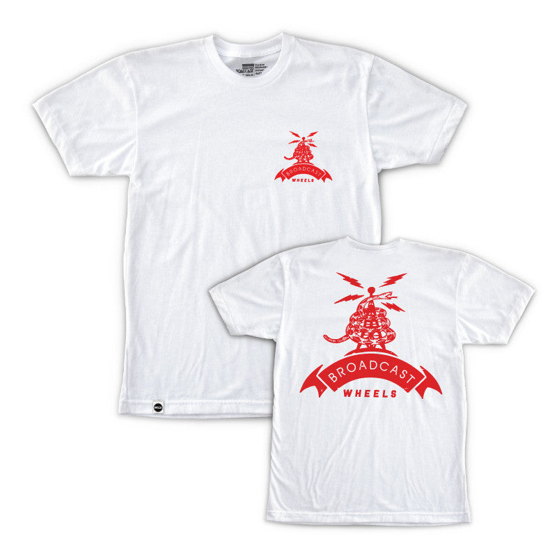 Broadcast Taber Tee (White)