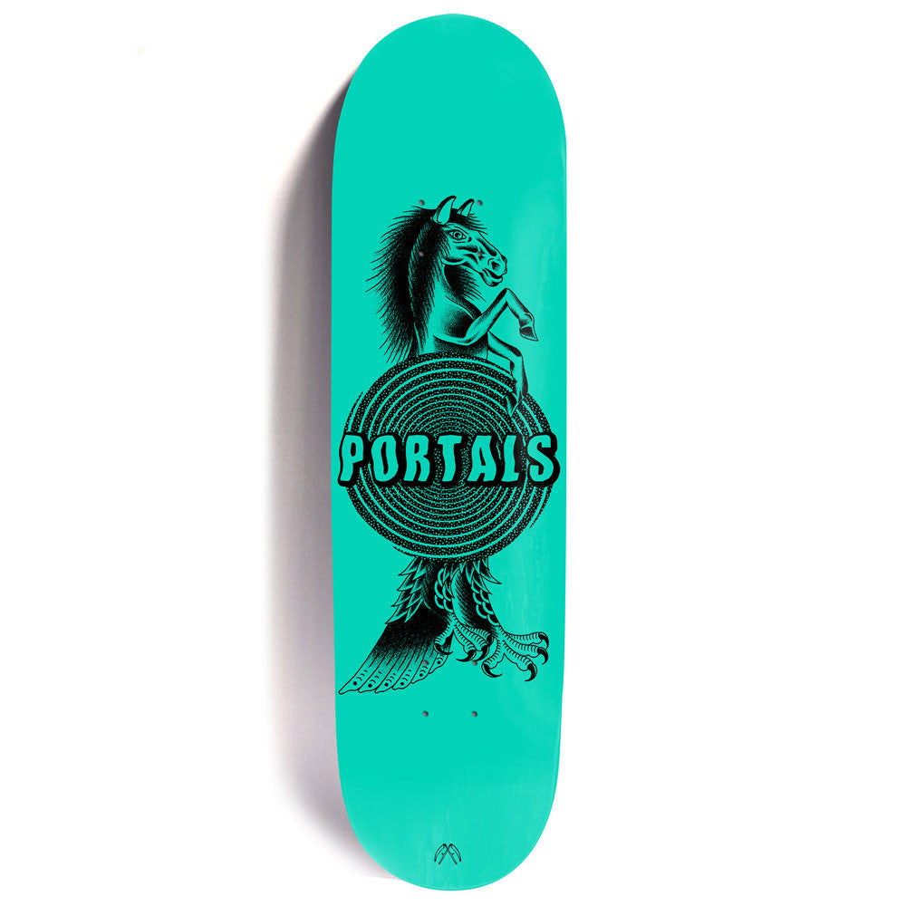 Passport Portals Skateboard Deck (Turquoise Horse)