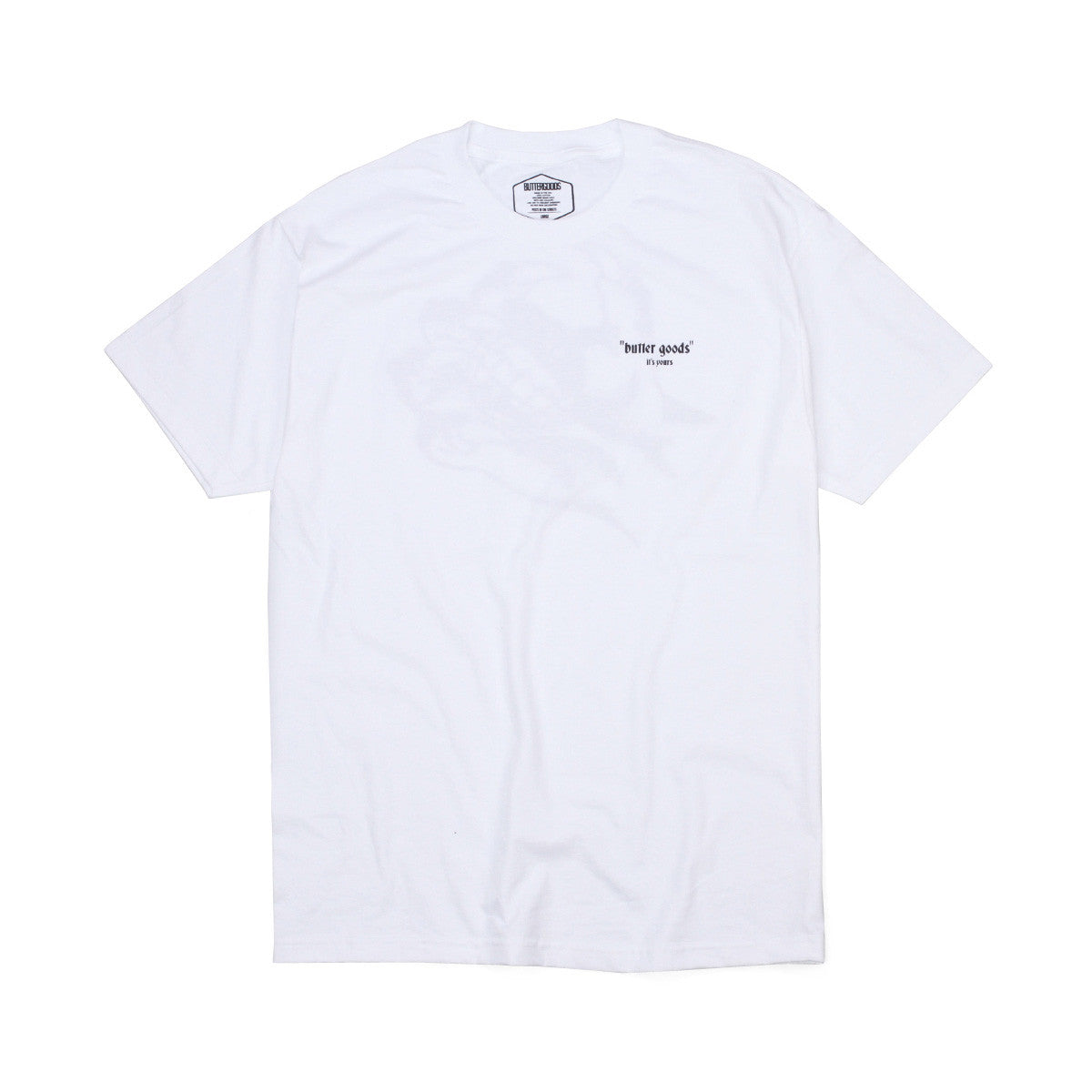 Butter Goods It's Yours T-shirt - White – PERMANENT