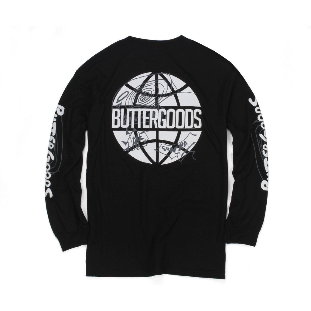 Butter Goods Other Planes Long Sleeve Tee - Black