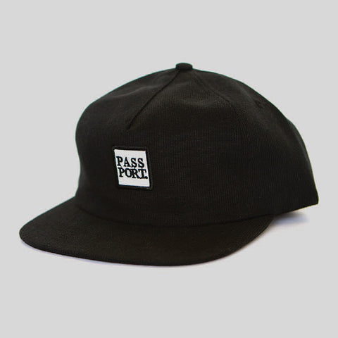 Passport Square Logo Snapback Hat (Black)