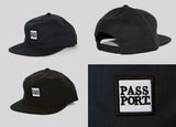 Passport Square Logo Snapback Hat (Black)