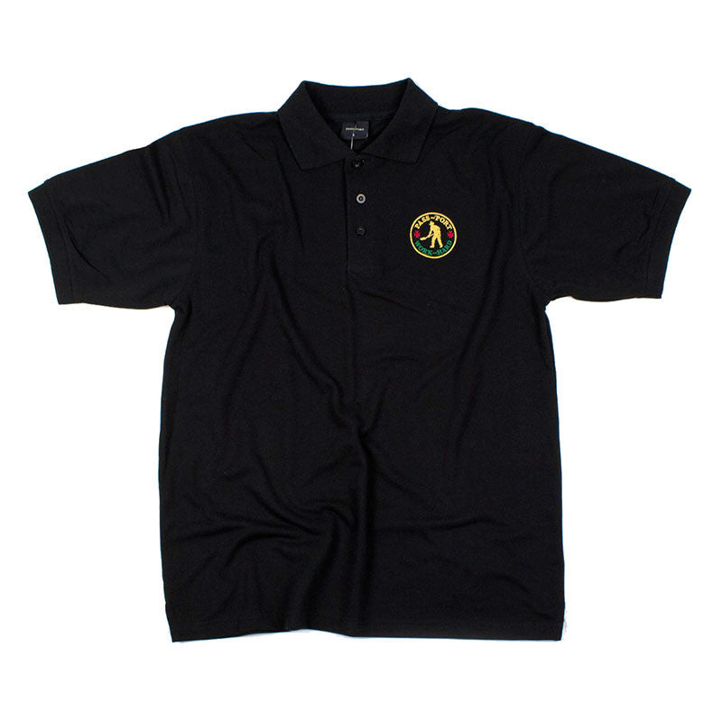 Pass~Port Work Hard Polo Shirt (Black)