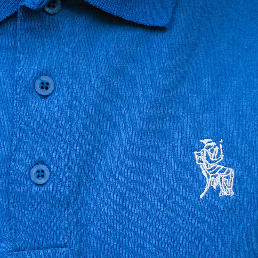 Permanent Co-op x Village Psychic Polo Shirt - Blue