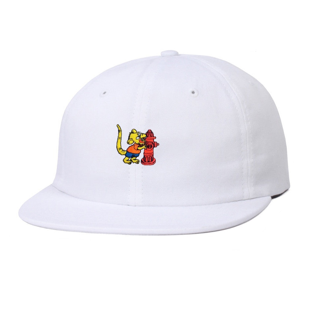 Butter Goods Ratboy 6 Panel Hat - White