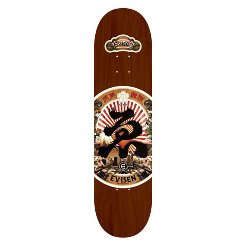 Evisen Skateboards Sake Series Brown Deck